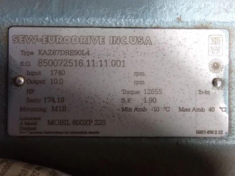SEW-EURODRIVE GEAR DRIVE