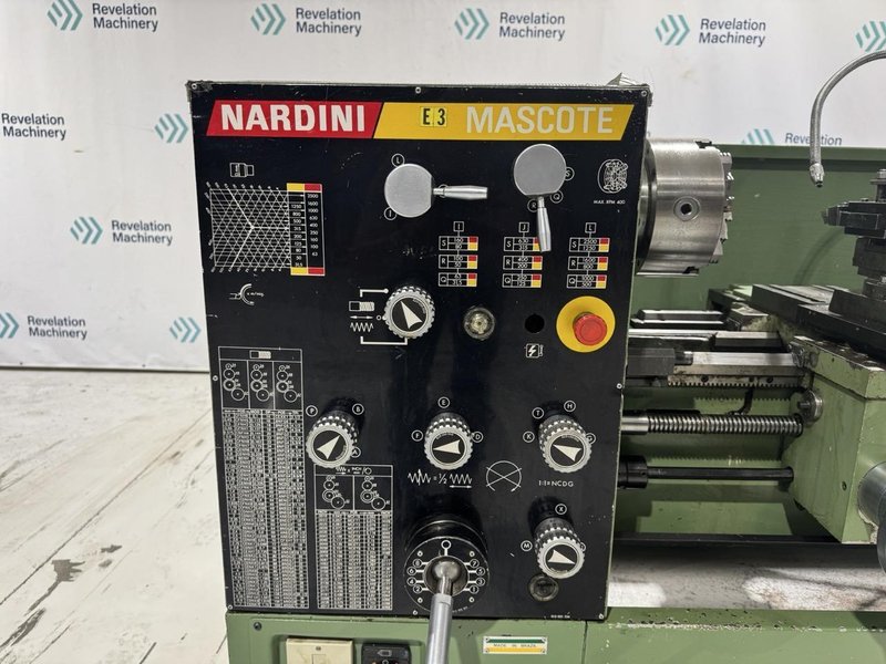 NARDINI MASCOTE MS-1640 16″ x 40″ ENGINE LATHE, Tooling Included