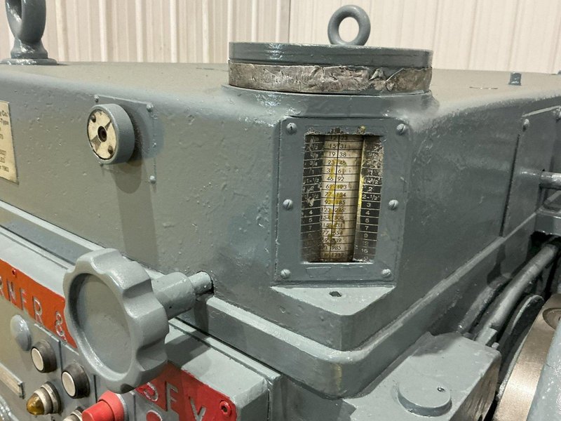 2A WARNER &amp; SWASEY MODEL #M-3470 CROSS SLIDING TURRET LATHE: YOBRO #25009