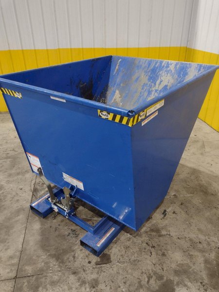 1 YARD X 6,000 LBS VESTIL MODEL #D-HOP-100-HD SELF DUMPING HOPPER: STOCK #22493