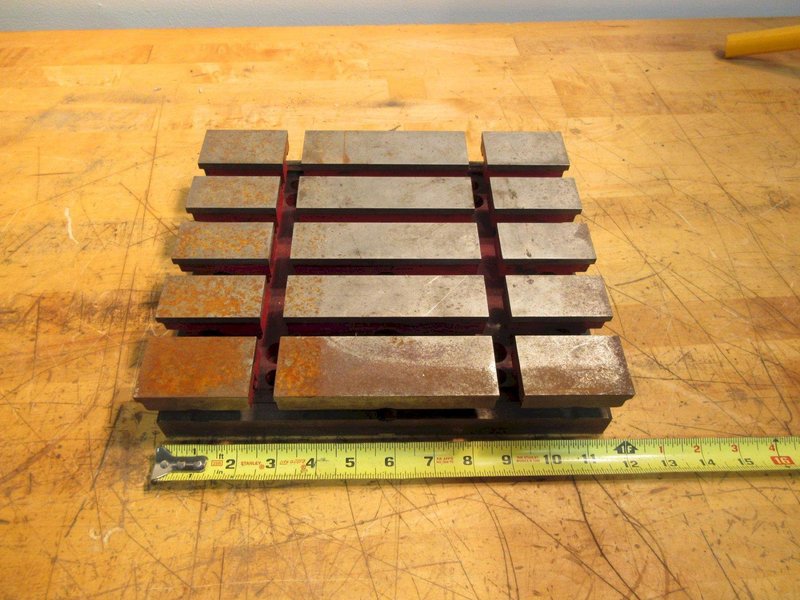 T-Slotted Fixture Plate 12"x10"x2-3/8"- Auction Item