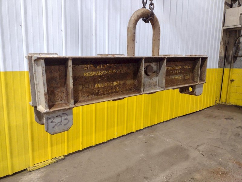 42,000 LBS X 48" CRANEWORKS HEAVY DUTY SPREADER BAR / LIFTING BEAM: STOCK #19326