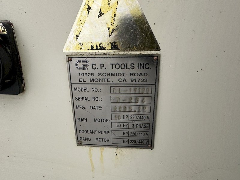 18&quot;X 120&quot; BIRMINGHAM  MODEL # DL18120 GAP BED ENGINE LATHE: STOCK #77942