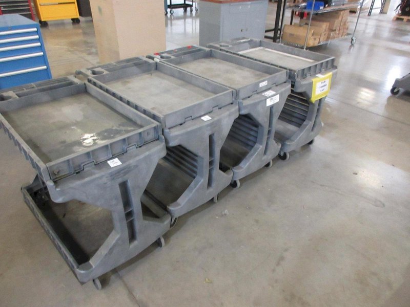Uline H-1495 Mobile Workstations, (4)- Auction Item