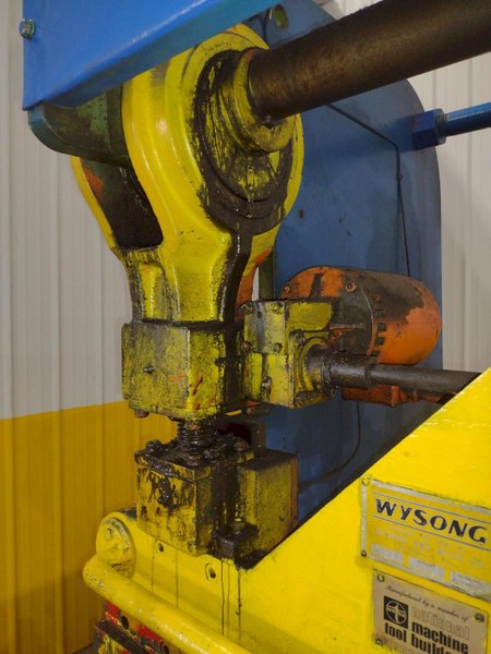 55 TON X 10&#039; WYSONG MODEL #55-8 MECHANICAL PRESS BRAKE: STOCK #22730