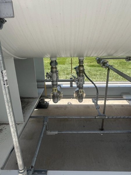6,565‑Gallon ASME Skid‑Mounted R134a Refrigerant Storage Tank System (Pressurized 250 psig)
