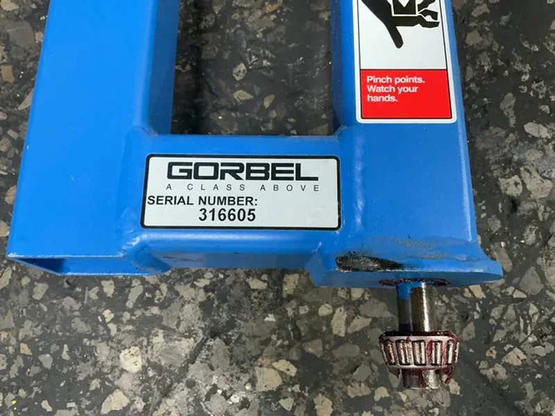 GORBEL 1000 LBS JIB CRANE