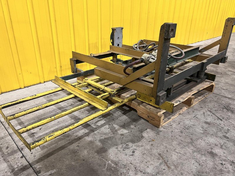 24" W X 108" L ROWE FLIP UP COIL FEED THREADING TABLE: STOCK 22479