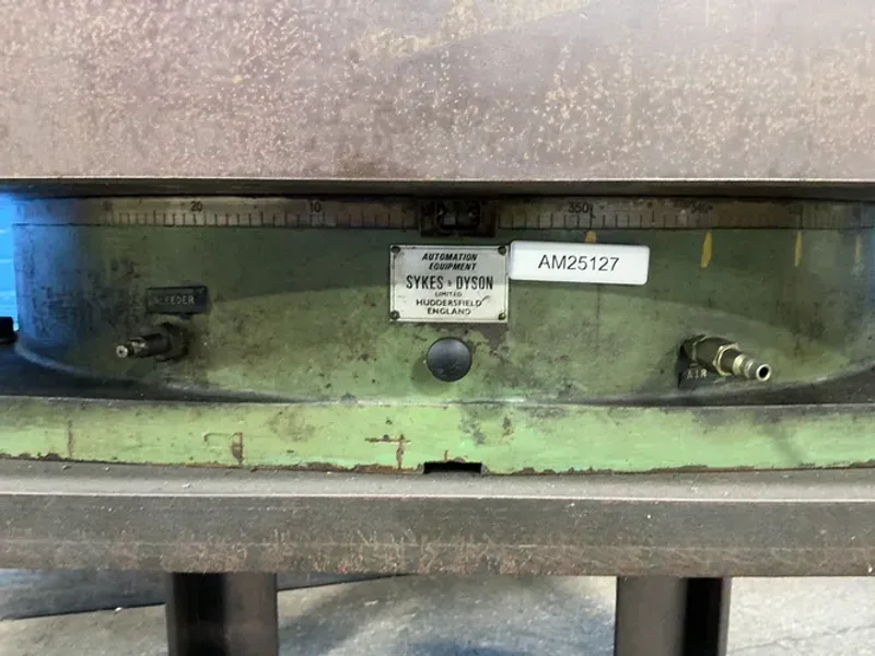SYKES &amp; DYSON 36”X36” TABLE AIR LIFT ROTARY TABLE