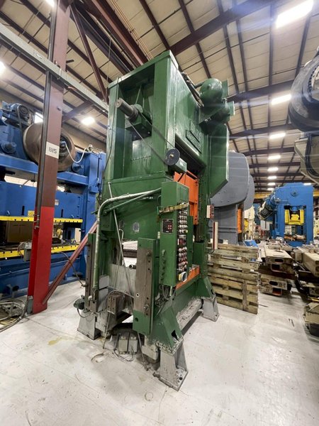 300 Ton BLISS Model SC2-300-60-48, Used Straight Side Mechanical Metal Stamping Press For Sale