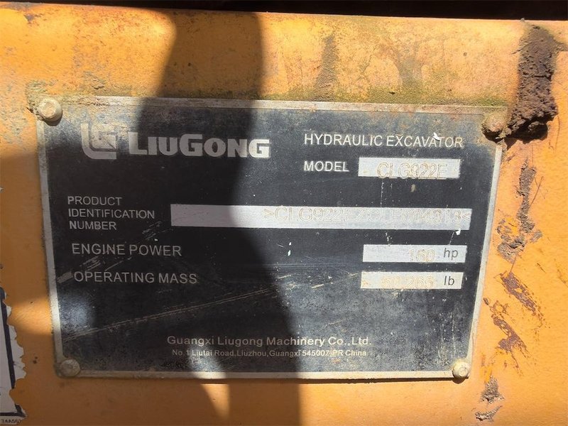 2020 LUIGONG 922E CLG922EZCLE004013