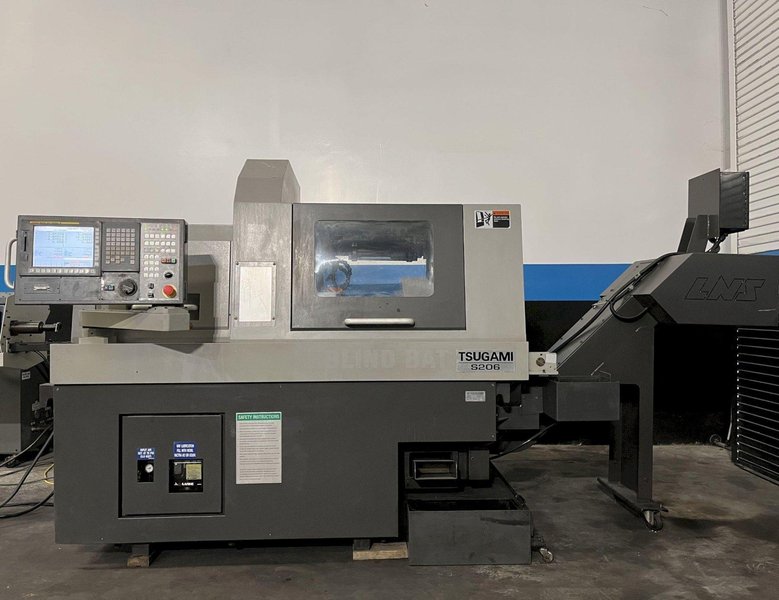 Tsugami S206 CNC Swiss Type Automatic Lathe – Bar Feeder