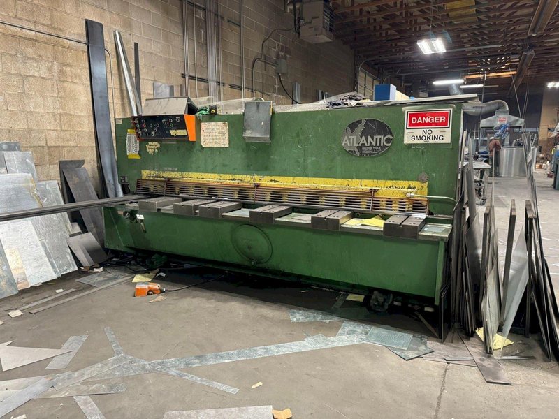 1/4″ x 10′ Atlantic 10X1/4HD Hydraulic Shear, 1984