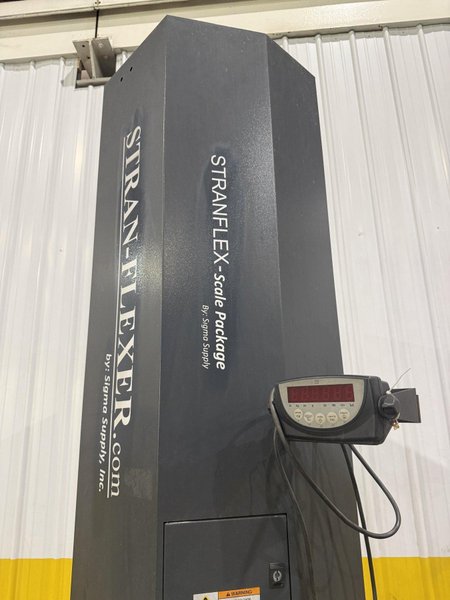 4,000 LBS X 50" X 50" X 98" H STRAN-FLEXER SCALE PACKAGE PALLET SHRINK WRAPPER: YOBRO #24286