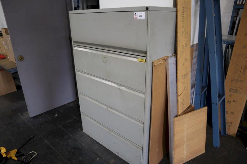 5 Drawer Lateral File Cabinets with Assorted Contents- Auction Item