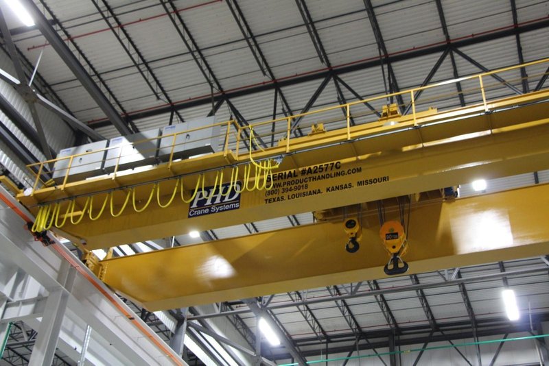 90/45 TON X 82&#039; X 40&#039; LIFT PHD 8 WHEEL OVERHEAD BRIDGE CRANE