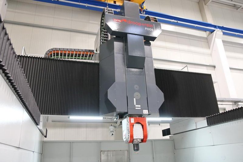 Droop + Rein FOGS 40 60 C CNC 5-Axis High Speed Gantry Type Machining Center, 2016 – Rotary Table, Probe, Blum Tool Measurement System, Extraction System