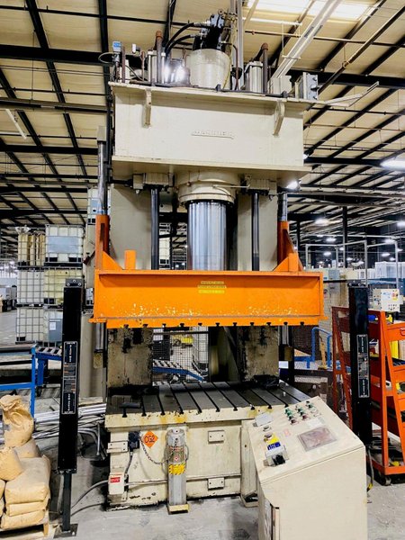 250 TON HANNIFIN HYDRAULIC C-FRAME PRESS. STOCK # 0848920