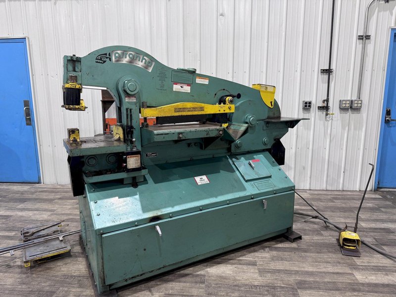 120 TON PIRANHA P120 HYDRAULIC IRONWORKER: STOCK #80681
