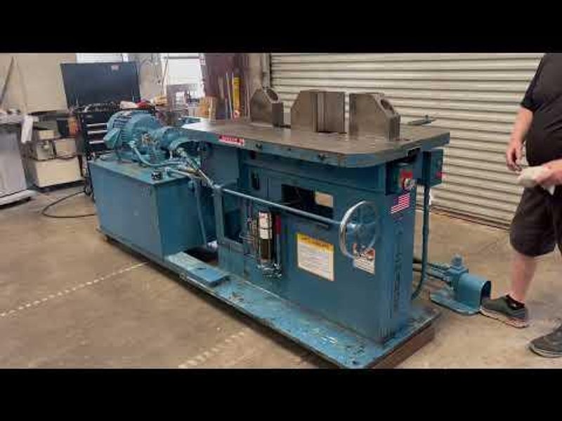 RICHARDS MULTIFORM BBC Horizontal Press Brake 8” x1/2” 25 Ton USA #6589