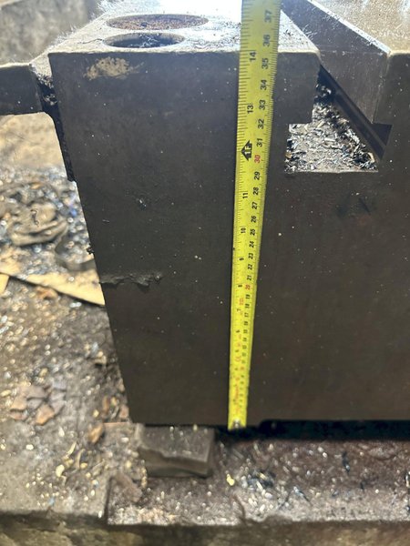 24&#039; X 12&#039; X 14&quot; STEEL T-SLOTTED FLOOR PLATE: STOCK #23497