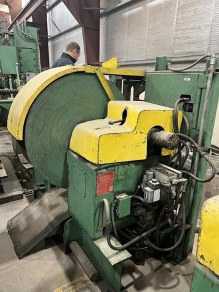 48" x .312" x 30,000# Loopco Slitting Line w/3 Heads Stock # 14255