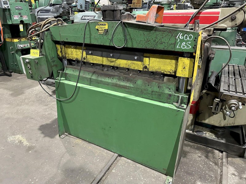 48" HYDRAULIC PROFILE SHEAR: STOCK #19240