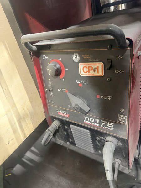 10" X .075" GUILD MODEL #VE-10 SHEAR END WELDER WTH LINCOLN TIG175 WELDER: YOBRO #24859