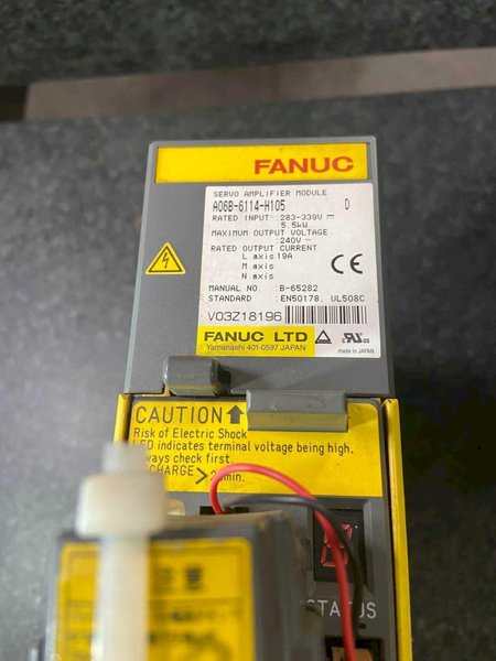 FANUC A06B-6114-H105 Module Series D Servo Amp Amplifier