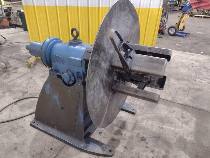 6,000 LB X 24&quot; LITTELL MODEL #60-24 PULL OFF COIL REEL UNCOILER, HYDRAULIC EXPANSION: STOCK #23703