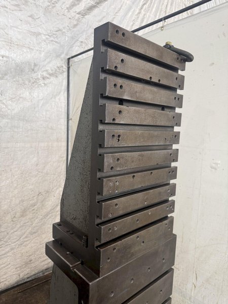 20" WIDE X 80" TALL X 24" DEEP T-SLOTTED ANGLE PLATE SET. STOCK # 0223026