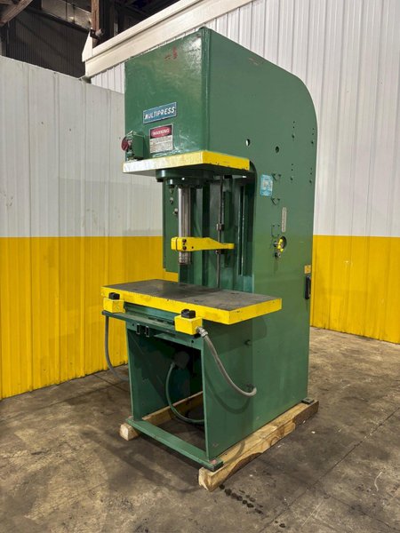20 TON DENISON MODEL #FH20 HYDRAULIC GAP FRAME PRESS 12&quot; STROKE: YOBRO #24080