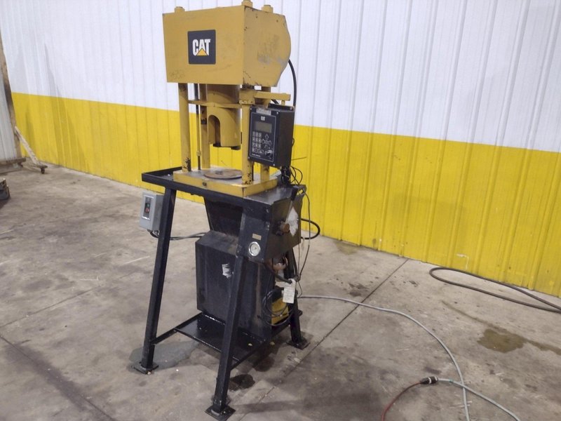 CAT CRIMPUTER HOSE CRIMPING &amp; COUPLING PRESS , WITH TOOLING DIES &amp; ENERPAC HYDRUALIC UNIT: YOBRO #24865
