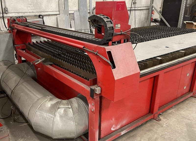 5′ x 10′ DynaTorch XLS Plasma Cutting Table, 2015 – 65 Amp Hypertherm Powermax 65