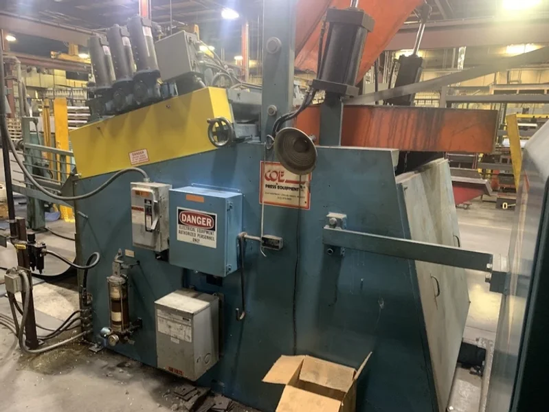 COE 15,000 LB X 42&quot; X .062&quot; SERVO FEED LINE, STOCK# 14170J
