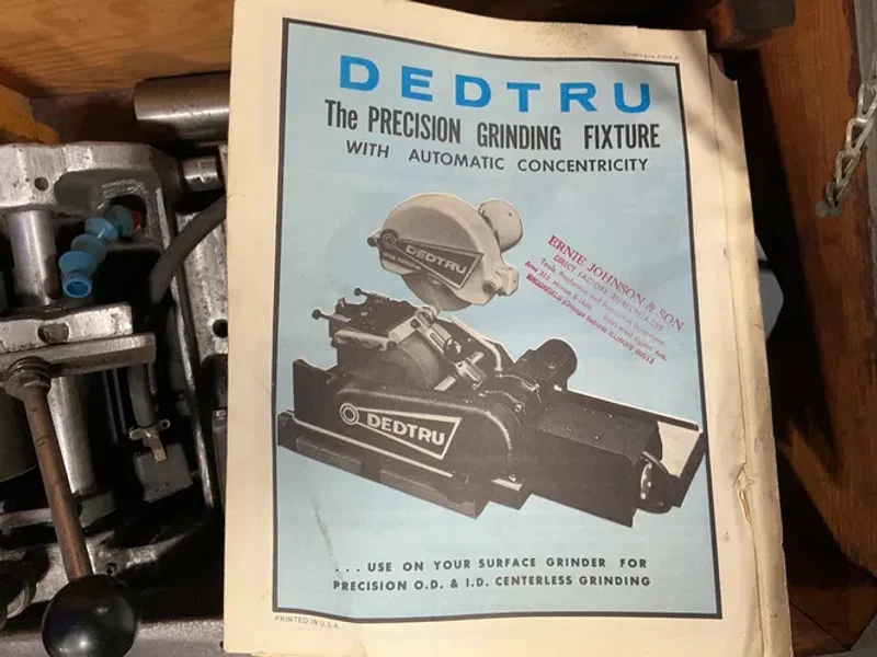 DEDTRU PRECISION GRINDING FIXTURE