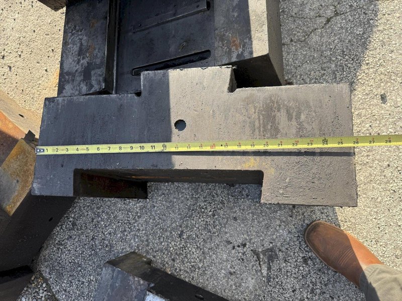 ANVIL DIE HOLDERS FOR FORGING PRESS OR HAMMER, OUT OF CHAMBERSBURG 23 &amp; 14 DIE FORGERS: STOCK #21025