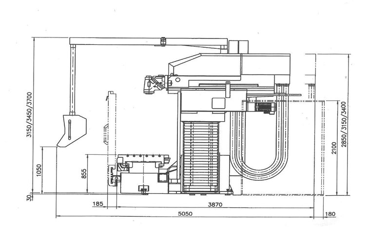 Kiheung U1000 - X: 3600 - Y: 1000 - Z: 1600 mm CNC