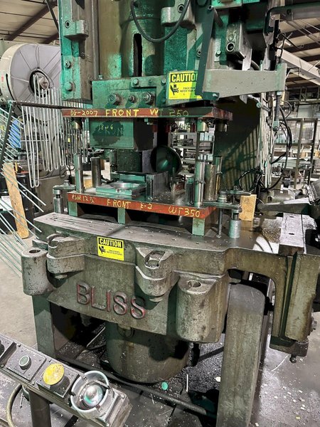95 TON BLISS MODEL #28 OBI PRESS. STOCK # 0637623
