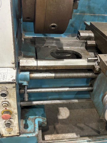 19" X 40" ENCO MODEL #111-1838 GEARED HEAD GAP BED ENGINE LATHE 2.56" HOLE: YOBRO #24324