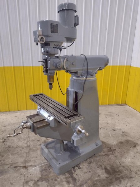 2 HP ALLIANT MODEL 100-1520 RAM TYPE VERTICAL MILL: STOCK #10353