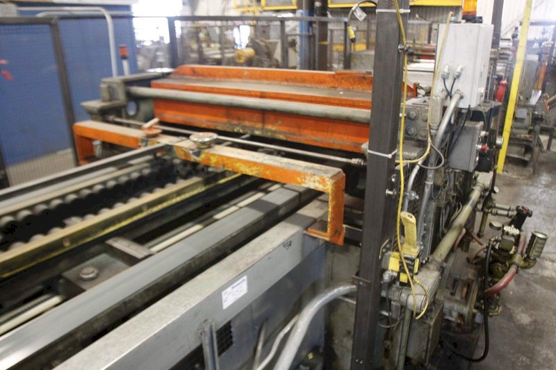 60&#039; X 14 GAUGE DALSTROM CUT TO LENGTH LINE SHEAR: STOCK #64174