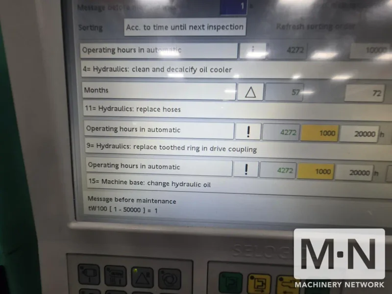 176 TON 10.3 OZ ARBURG MODEL 520V-1600-800 VERTICAL CLAMP SILICONE LIM MACHINE MFG 2014 * LOW HOURS *