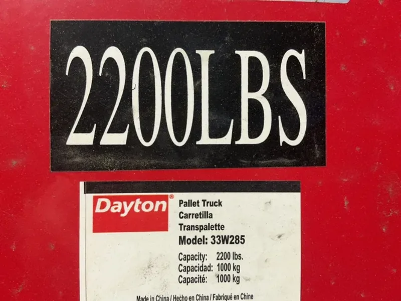 Dayton  2200 Lbs  Pallet Tilter  - 33w285