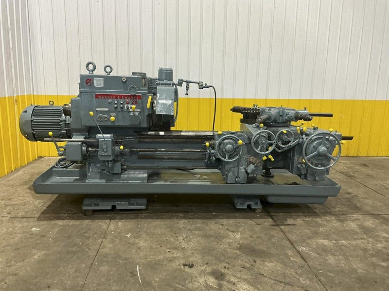 2A WARNER &amp; SWASEY MODEL #M-3470 CROSS SLIDING TURRET LATHE: YOBRO #25009