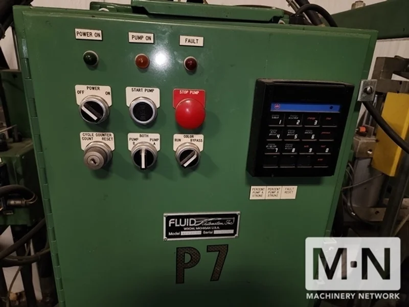 55 GALLON FLUID AUTOMATION SILICONE PUMP MFG 1996