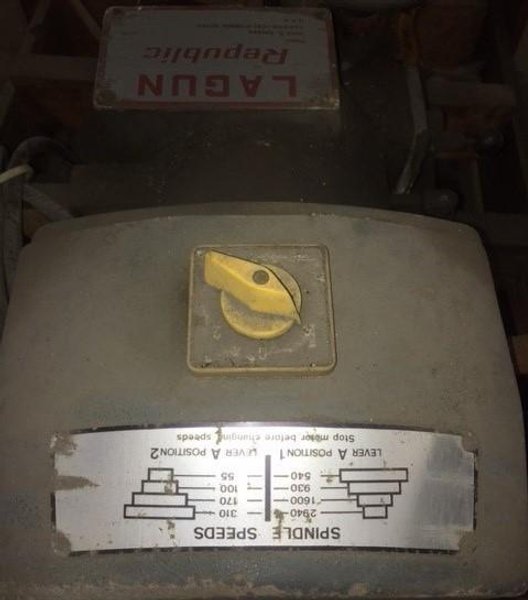 LAGUN REPUBLIC VERTICAL MILL HEAD STOCK #2928