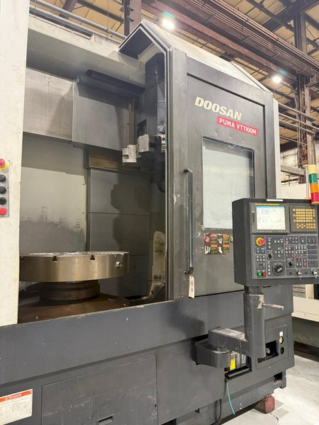 Used 2008 Doosan Puma VT1100M CNC Vertical Turret Lathe For Sale