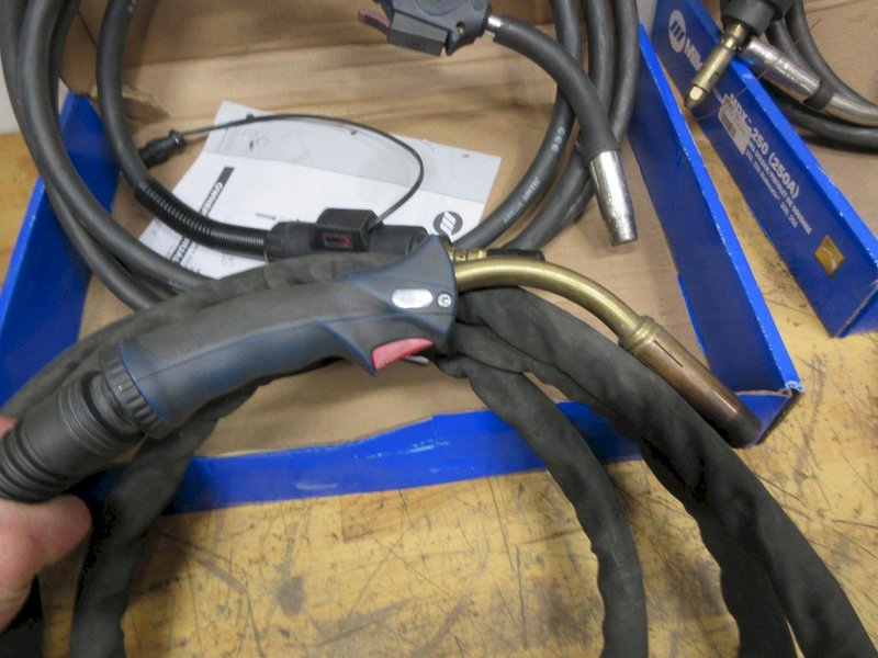 Miller and Abicor Binzel MIG Welding Guns with Connector Cables- Auction Item