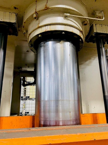 250 TON HANNIFIN HYDRAULIC C-FRAME PRESS. STOCK # 0848920